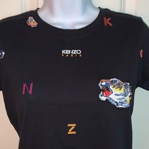 Kenzo Paris Multi Icons T-shirt in Black